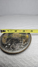 Load image into Gallery viewer, Vintage Montana Silversmiths Western Trophy Belt Buckle Rodeo Relief
