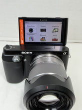 Load image into Gallery viewer, Sony Alpha NEX-F3 16.1MP Mirrorless Camera 18-55mm OSS Lens E-Mount Black
