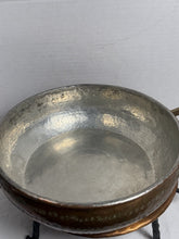 将图片加载到图库查看器，Antique Persian Ghalamzani Hand-Hammered Copper Chafing Dish Food Warmer Set
