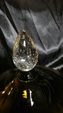 Charger l'image dans la galerie, Vintage MCM Avocado Green Art Glass Lidded Compote Bubble Pedestal Dish
