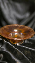 Load image into Gallery viewer, Antique 1920s Marigold Iridescent Stretch Glass 10 Inch Console Centerpiece Bowl
