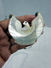 Load image into Gallery viewer, Vintage Native American Mother of Pearl Thunderbird Necklace Heishi Beads

