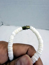 Load image into Gallery viewer, Vintage Native American Mother of Pearl Thunderbird Necklace Heishi Beads
