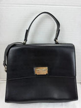 Load image into Gallery viewer, Kate Spade New York Doris Harwood Place Black Leather Satchel Handbag
