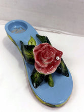Load image into Gallery viewer, 2004 Diane's Happy Toes "Rosie Tosie" Ceramic Sandal Tea Light Candle Holder
