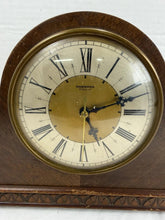 Load image into Gallery viewer, Antique Hammond Bichronous Electric Art Deco Wooden Mantel Clock Tested
