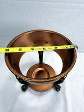 Load image into Gallery viewer, Vintage Princess House Copper Brass Coffee Tea Carafe Warming Stand
