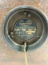 Load image into Gallery viewer, Antique Hammond Bichronous Electric Art Deco Wooden Mantel Clock Tested
