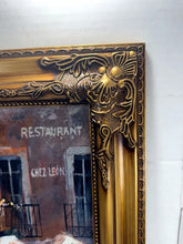 Load image into Gallery viewer, "Dinner for Two I" 16"x20" Abstract Canvas Wall Art Ornate Frame
