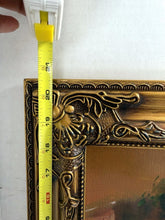 Load image into Gallery viewer, "Dinner for Two I" 16"x20" Abstract Canvas Wall Art Ornate Frame
