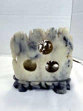 Load image into Gallery viewer, Vintage Chinese Soapstone Carving Floral and Avian Bird Motifs
