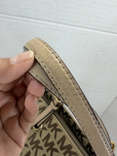 Load image into Gallery viewer, MICHAEL Michael Kors Jet Set Signature Logo Canvas Tote Bag Brown Large
