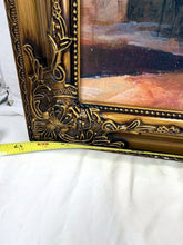 Load image into Gallery viewer, "Dinner for Two I" 16"x20" Abstract Canvas Wall Art Ornate Frame
