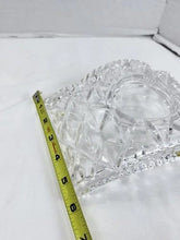 Load image into Gallery viewer, Vintage 24% Lead Crystal Mantel Clock Replacement Base Housing Taiwan
