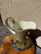 Charger l'image dans la galerie, Vintage Lisa White Porcelain Pitcher Vineyard Blessings Grape Pattern 10 Inch
