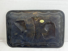 Load image into Gallery viewer, Vintage Egyptian Revival Mixed Metal Tray King Tutankhamun Queen Nefertiti
