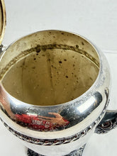 Charger l'image dans la galerie, Vintage Silverplate Coffee Pot Victorian Style Footed Silver on Copper USA
