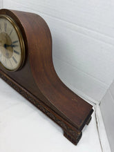 Load image into Gallery viewer, Antique Hammond Bichronous Electric Art Deco Wooden Mantel Clock Tested

