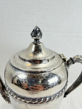 Charger l'image dans la galerie, Vintage Silverplate Coffee Pot Victorian Style Footed Silver on Copper USA
