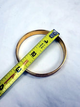 Load image into Gallery viewer, Vintage Monet Gold Tone Textured Diagonal Stripe Bangle Bracelet 7.5-8 Inch
