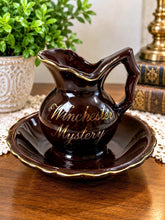 Load image into Gallery viewer, Vintage Winchester Mystery House Ceramic Miniature Pitcher Basin Set Japan
