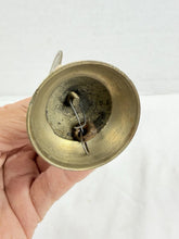 Load image into Gallery viewer, Vintage Baltimore Maryland Brass Souvenir Hand Bell Horse Illustration
