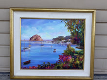 Charger l'image dans la galerie, Original P.K. King Morro Bay Rock California Oil Painting Signed 33 x 39
