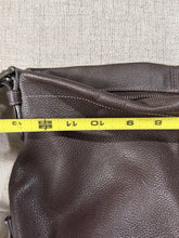 Cargar imagen en el visor de la galería, Coach F15064 Brown Pebbled Leather Convertible Duffle Hobo Shoulder Bag
