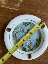 Load image into Gallery viewer, Vintage Disneyland Sleeping Beauty Castle Porcelain Ashtray Japan Gold Disney
