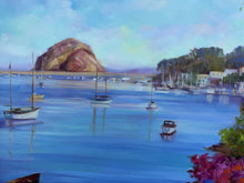 Charger l'image dans la galerie, Original P.K. King Morro Bay Rock California Oil Painting Signed 33 x 39
