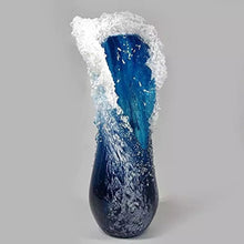 Charger l&#39;image dans la galerie, Ocean Wave Fused Glass Sculpture Acrylic Decoration
