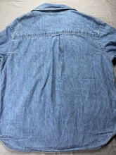 Load image into Gallery viewer, Vintage Lauren Jeans Co Ralph Lauren Denim Shirt 2X 100% Cotton Blue

