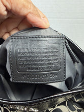 Load image into Gallery viewer, COACH Ashley F17599 Black Gray Signature Jacquard Crossbody Shoulder Bag
