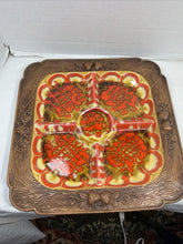 Load image into Gallery viewer, Vintage Treasure Craft California Pottery Divided Serving Platter MCM 13.5"
