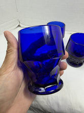 Load image into Gallery viewer, Vintage Viking Glass Georgian Cobalt Blue 10oz Tumbler Drinking Glasses Set of 4
