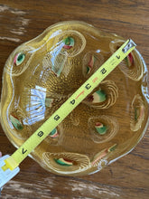 Charger l'image dans la galerie, Vintage Murano Italian Art Glass Gold Aventurine Tutti Frutti Bowl Mid Century
