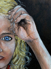 Load image into Gallery viewer, Original Oil Painting Songeuse Jeanne Dignard St Louis Signed Framed 27x23
