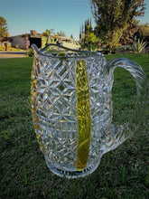 Load image into Gallery viewer, Antique 1885 George Duncan Ellrose Amberette EAPG Glass Water Pitcher
