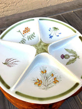 Load image into Gallery viewer, Vintage Buchan Portobello Scotland Thistleware 5 Part Divided Relish Dish
