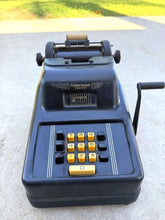 Load image into Gallery viewer, Vintage Underwood Sundstrand Manual 10-Key Adding Machine Crank Calculator
