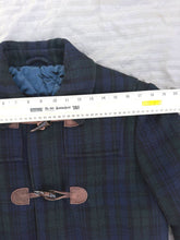 Load image into Gallery viewer, Vintage Lauren Ralph Lauren Tartan Plaid Wool Toggle Duffle Coat Size 38R
