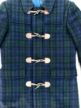 Load image into Gallery viewer, Vintage Lauren Ralph Lauren Tartan Plaid Wool Toggle Duffle Coat Size 38R

