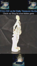 Load and play video in Gallery viewer, Vintage Victorian-Style Porcelain Gentleman Figurine with Gold Trim – Aristocratic Elegance, c. Mid-Century Japan
