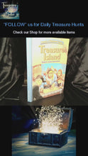 Load and play video in Gallery viewer, Treasure Island, Treasury of Illustrated Classics, Vintage Hardcover by Robert Louis Stevenson
