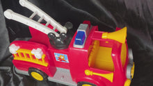 Load and play video in Gallery viewer, Disney Junior Mickey Mouse Fire Engine Fire Truck Toy Lights &amp; Sounds
