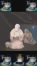Load and play video in Gallery viewer, Vintage AVON Nativity Figure – The Magi Melchior – Kneeling Porcelain Wise Man, 1980s
