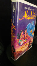 Load image into Gallery viewer, Rare Vintage Walt Disney’s Aladdin Black Diamond Edition VHS (1992) – The Classics Collection Iconic 90s Disney Treasure
