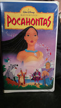 Load image into Gallery viewer, Vintage Walt Disney Masterpiece Collection Pocahontas VHS Tape – Classic 1995 Animated Film Home Video &amp; Rare Collector’s Edition
