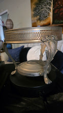 Load image into Gallery viewer, Vintage Brass Chafing Dish Warmer Stand — Old-World Elegance Meets Functional Artistry
