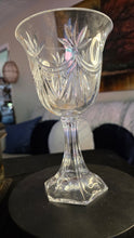 Load image into Gallery viewer, Vintage Shannon Crystal by Godinger Dublin 24% Lead Crystal Large Compote Vase | Elegant Pedestal Bowl
